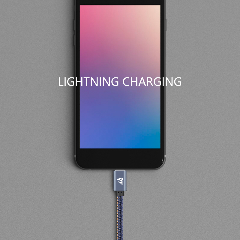 牛仔布USB數(shù)據(jù)線