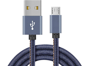 牛仔布USB數據線